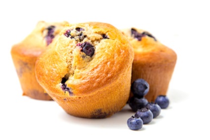 muffin aux fruits rouges